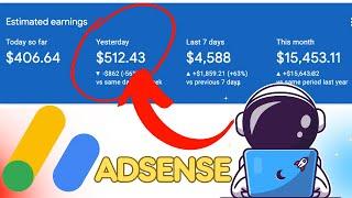 How I Make $400+  a Day With Adsense Blogs in 2024