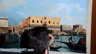 Canaletto - Piazzetta and the Doge's Palace | Art Reproduction Oil Painting