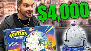 Found a $4,000 FACTORY SEALED 1990 TMNT Technodrome Playset