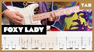 Jimi Hendrix - Foxy Lady - Guitar Tab | Lesson | Cover | Tutorial