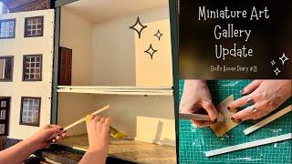  Finishing the Flooring for a 1:12 Scale Miniature Art Gallery | Dollhouse Makeover Series Part 21