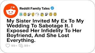 My Sister Invited My Ex To My Wedding To Sabotage It. I Exposed Her Infidelity....- Reddit Family