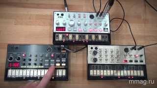 mmag.ru: Синтезаторы Korg Volca Bass, Beats и Keys - видео обзор и демо