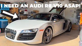 HE GOT THIS AUDI R8 V10 FOR A STEAL! 2011 Audi R8 V10 AWD Build @abc.garage