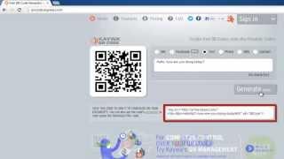 How to Code any Text Message with QR