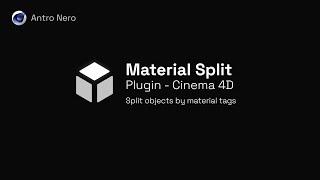 Material Split - Plugin C4D- Split Object by Materials