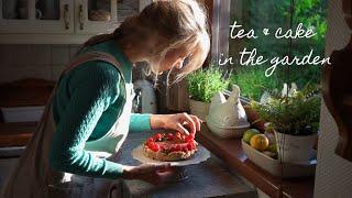 Slow Living in Northern Europe | No-Bake Lime-Avocado Cake & Vegan Chocolate Tart | Summer Garden