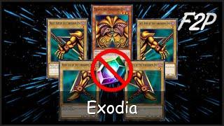 NO GEM EXODIA - Cheapest Exodia Deck EVER [Yu-Gi-Oh! Duel Links]