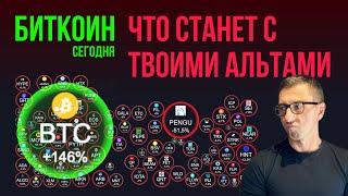 БИТКОИН  ЧТО СТАНЕТ С ТВОИМИ АЛЬТАМИ