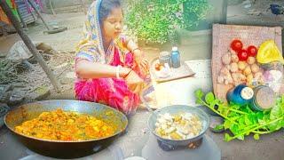 Alu Kumro Pui Shaak Recipe ।।  Village Cooking Style ।।  Village Food Recipes