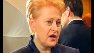 Катя Осадча президенту Литви Далі Грибаускайте: "Вас чоловіки бояться?"