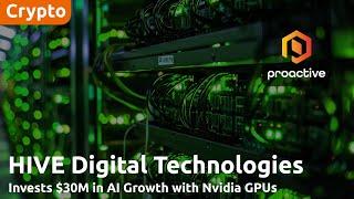 Hive Digital Technologies Invests 30 Million in NVIDIA H100, H200 GPU Clusters for HPC Growth