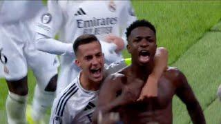 Real Madrid vs Borussia Dortmund, Vinicius Junior Hatrick Goal, Lucas Vázquez Goal Highlights