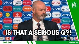 Is that a SERIOUS question?! | HEATED Steve Clarke press conference