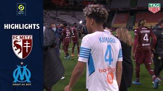 FC METZ - OLYMPIQUE DE MARSEILLE (1 - 1) - Highlights - (FCM - OM) / 2020-2021