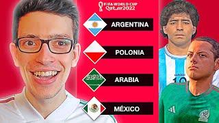 Simulo MUNDIAL 2022 pero HISTORICO en FIFA 23