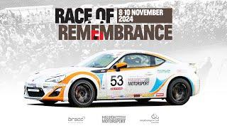 BRSCC LIVE | 2024 RACE OF REMEMBRANCE @ ANGLESEY | SATURDAY STREAM