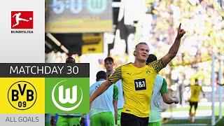 5 Goals in 14 Minutes! | Borussia Dortmund - VfL Wolfsburg 6-1 | All Goals | MD 30 – Bundesliga