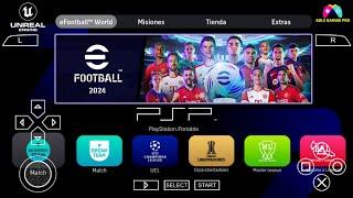 eFootball 2024 PPSSPP Chelito 19 | PES 2024 PSP C19 [ISO] (No SaveData & No Textures) Graphics 4K