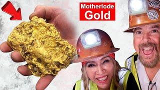 We Found GOLD Metal Detecting Underground - It's the Motherlode