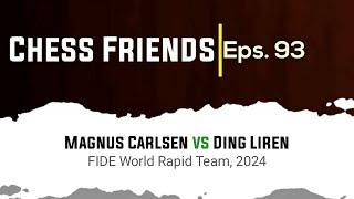 Magnus Carlsen vs Ding Liren // FIDE World Rapid Team, 2024