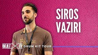 Siros Vaziri presents his drum kit I exclusively for BeatIt TV