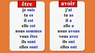 conjugaison verbe être et avoir au présent de l'indicatif