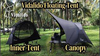 VIDALIDO FLOATING TENT CANOPY / COT TENT / MOTOCAMPING / MOUNTAINHIKER FOLDING BED /FIKA HAVEN FARM