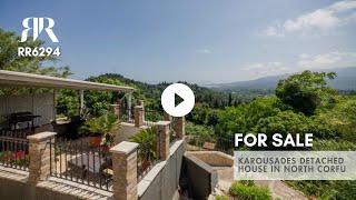 Charming Hilltop Village House in Karousades, Corfu, Greece RR6294 | Roula Rouva Real Estate