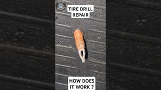 How a Tire Drill Repair Kit Works - With Internal Views #tirerepair #tireplug