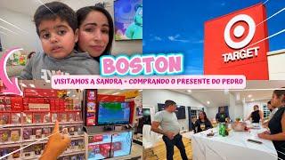 VISITAMOS NOSSA AMIGA SANDRA + COMPRAMOS O PRESENTE DO PEDRO! | DIÁRIO DE VIAGEM EM BOSTON