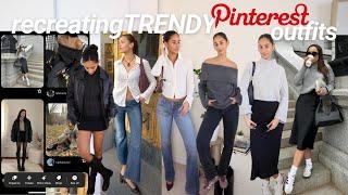 recreating trendy FALL pinterest outfits!