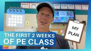 My First Week of School PE Lesson Overview