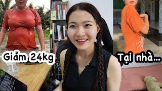 Quyên đã giảm 24kg trong 5 tháng thế này. Từ 80kg xuống 56kg. GIẢM CÂN LÀNH MẠNH TẠI NHÀ