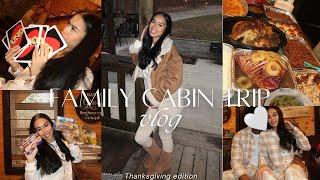 VLOG| Family Cabin Trip! |Roadtrip to Tennessee |Thanksgiving dinner stuck in the mountains!!