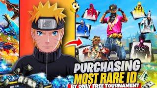 PURCHASING MOST RARE GOLDEN  BY PLAYING FREE TOURNAMENT(FREE FIRE MAX)