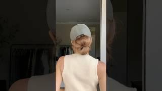 HOW TO WEAR A MESSY BUN WITH A HAT