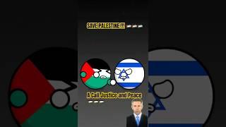 Stand for Palestine: A Call for Justice and Peace #countryballs #animation #shorts