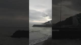 Крым Ялта Море в декабре.Приморская набережная.Крым сегодня.Крым2021
