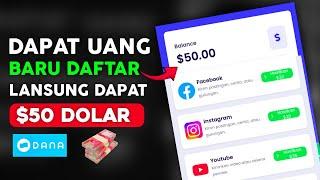 Dapat Uang $50 Dolar  Pertama Kali Daftar & $ 20 Dolar Perpostingan - Cara Dapat Uang Dari Internet