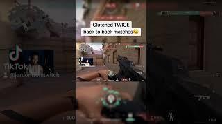 most clutch console valorant player? (back-to-back clutches)