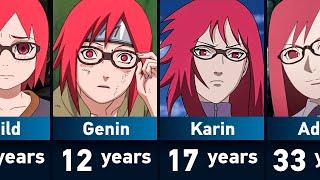 Evolution of Karin in Naruto and Boruto