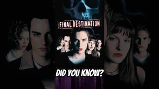 Did you know in FINAL DESTINATION  Horror Movie Facts #shorts