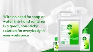 Dettol Pro Solutions: Hand Sanitizer for your business