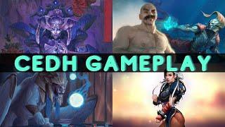 Tivit vs Tameshi vs Dawnwaker thrasios vs Chun li cEDH gameplay