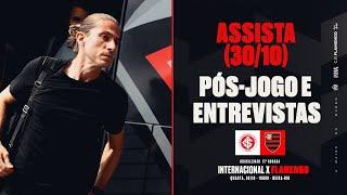 Pós-jogo com entrevista do treinador - 30/10