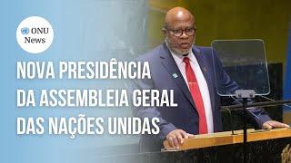 Dennis Francis assumiu presidência da 78ª Assembleia Geral das Nações Unidas