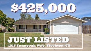 1015 Sunnyoak Way Home Tour - Stockton Home for Sale