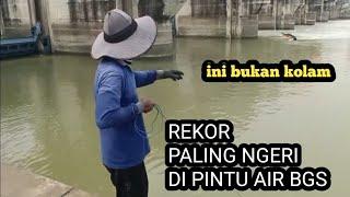 MELEDAK ‼️JALA IKAN DI PINTU AIR BENDUNG GERAK KERAJAAN IKAN