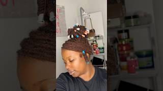 new style ️ #blackgirlyoutuber #hairstyle #beautifullocs #viralvideo